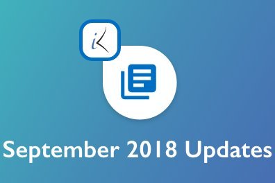 Open September 2018 Updates