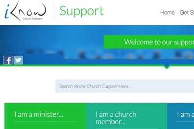 Open New iKnow Church support site