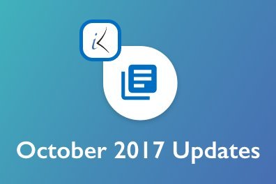 Open October 2017 Updates