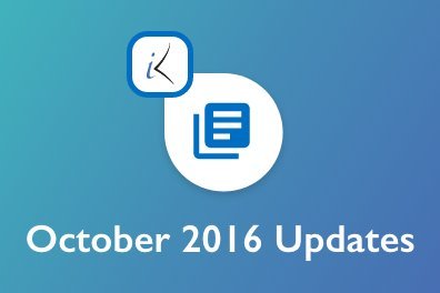 Open October 2016 Updates